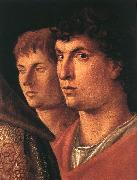 BELLINI, Giovanni Presentation at the Temple (detail)  jl oil on canvas